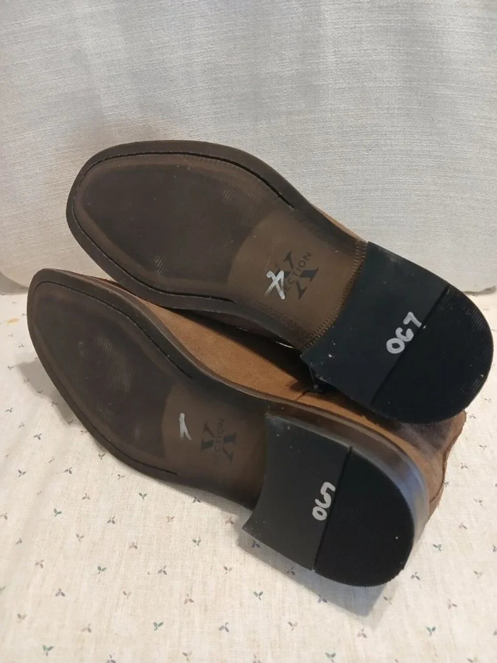 Section X Steven Men’s Brown Suede Chelsea Boots Size 9 M New Without Box